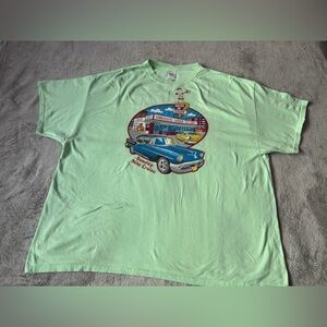 Gildan Light Green Graphic Tee